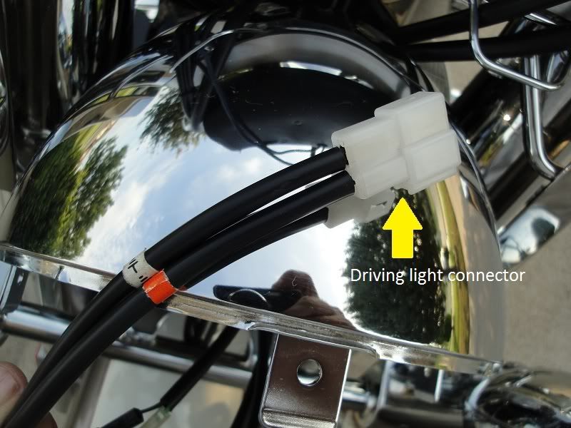 Install Suzuki Driving lights on C109RT